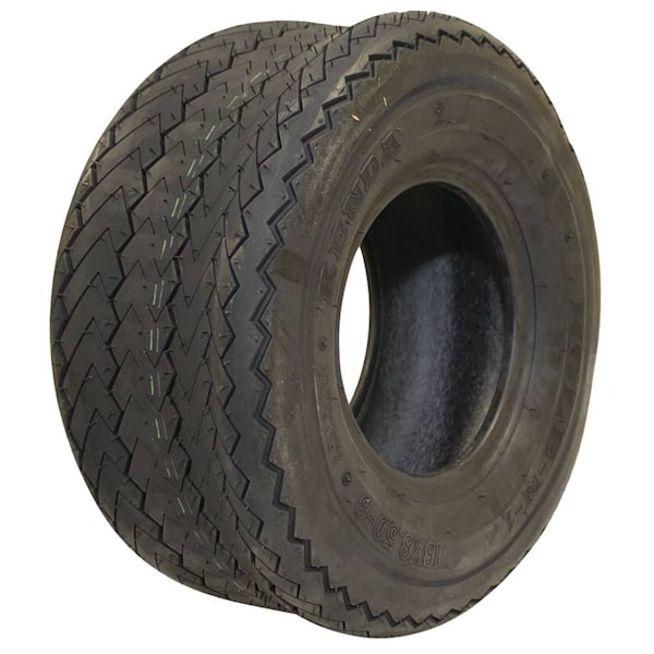 Stens New Tire For Kenda 21920004, 103820658A1M Tire Size 18X8.50-8, Tread Hole-N-One 160-493 - main